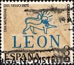 Spain - 1975 - Stamp World Day - 3 PTA - Ocher, Black & Blue - Lion - Edifil 2261 - 0